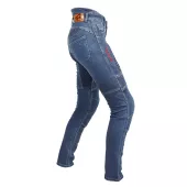 Damskie dżinsy motocyklowe Trilobite Parado monolayer AAA slim fit blue (Rozszerzony)