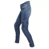 Damskie dżinsy motocyklowe Trilobite Parado monolayer AAA slim fit blue (Rozszerzony)