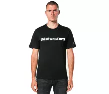 Koszulka Alpinestars Linear Wordmark 2.0 CSF black/white