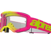 Gogle motocrossowe Alpinestars Vision 5 Wordmark pink/fluo yellow/clear