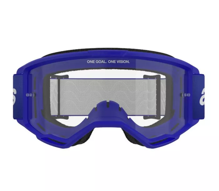 Gogle motocrossowe Alpinestars Vision 3 Wordmark blue/clear