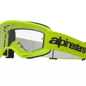 Gogle motocrossowe Alpinestars Vision 3 Wordmark yellow fluo/clear