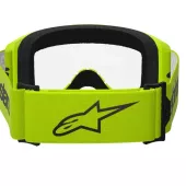 Gogle motocrossowe Alpinestars Vision 3 Wordmark yellow fluo/clear