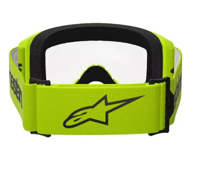 Gogle motocrossowe Alpinestars Vision 3 Wordmark yellow fluo/clear