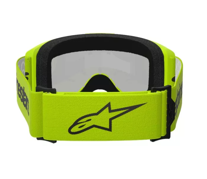 Okulary Alpinestars Vision 3 Wordmark yellow fluo/mirror silver