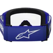 Gogle motocrossowe Alpinestars Vision 3 Wordmark blue/clear