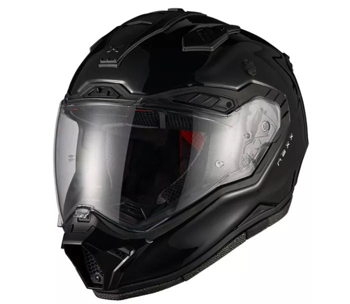 Adventure helma NEXX X.RALLY Plain black