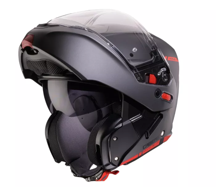 Caberg Horus X Ray matt black/grey/red fluo vel.XS