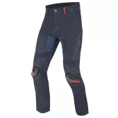 Jeansy motocyklowe XRC EVO Strip jeans męskie niebieskie w