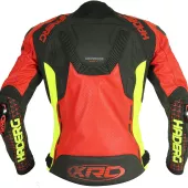 Kurtka motocyklowa XRC Haderg 2.0 czerwona/czarna/fluo/szara