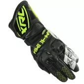 Rękawice motocyklowe XRC HADERG RACE BLK / WHT / FLUO rozmiar S