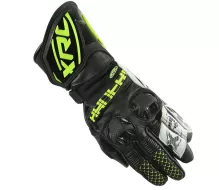 Rękawice motocyklowe XRC HADERG RACE BLK / WHT / FLUO rozmiar 2XL