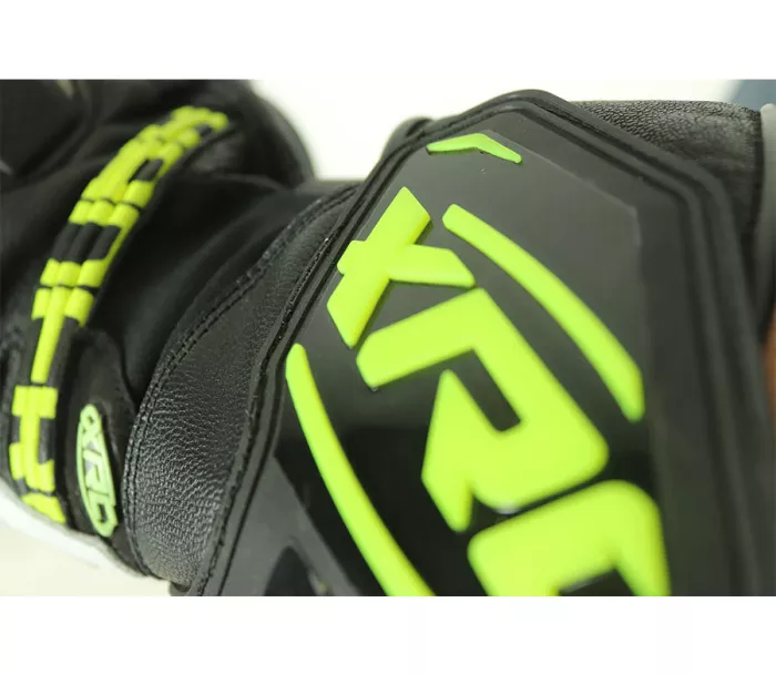Rękawice motocyklowe XRC HADERG RACE BLK / WHT / FLUO rozmiar S