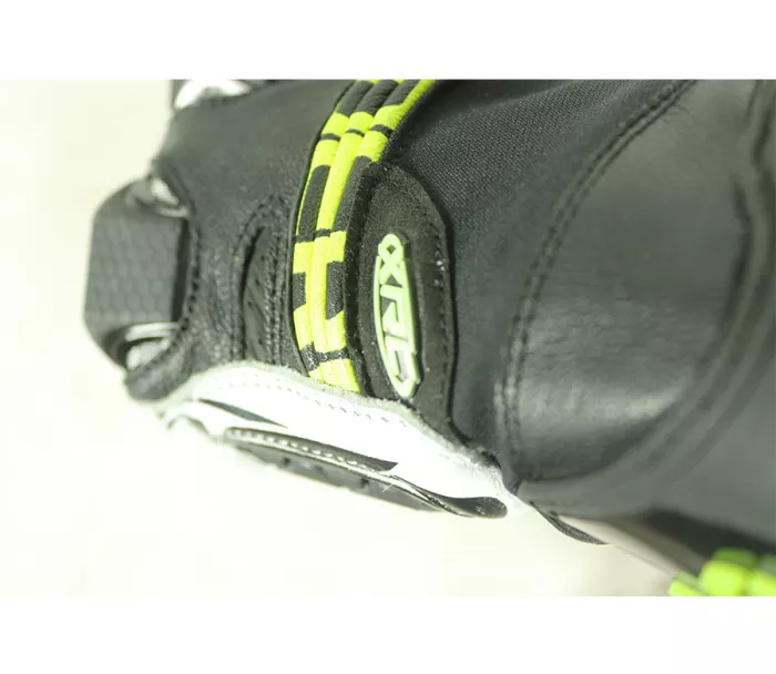 Rękawice motocyklowe XRC HADERG RACE BLK / WHT / FLUO rozmiar S