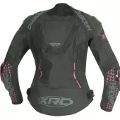 Damska kurtka motocyklowa XRC Haderg 2.0 czarno/szara/różowa