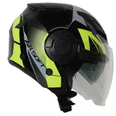 Kask motocyklowy XRC Metric 2.0 czarny/fluo