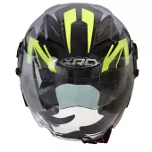 Kask motocyklowy XRC Metric 2.0 czarny/fluo