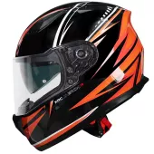 Kask motocyklowy XRC Merchi R czarny / pomarańczowy / szary rozmiar XL