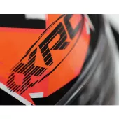 Kask motocyklowy XRC Merchi R czarny / pomarańczowy / szary rozmiar XL