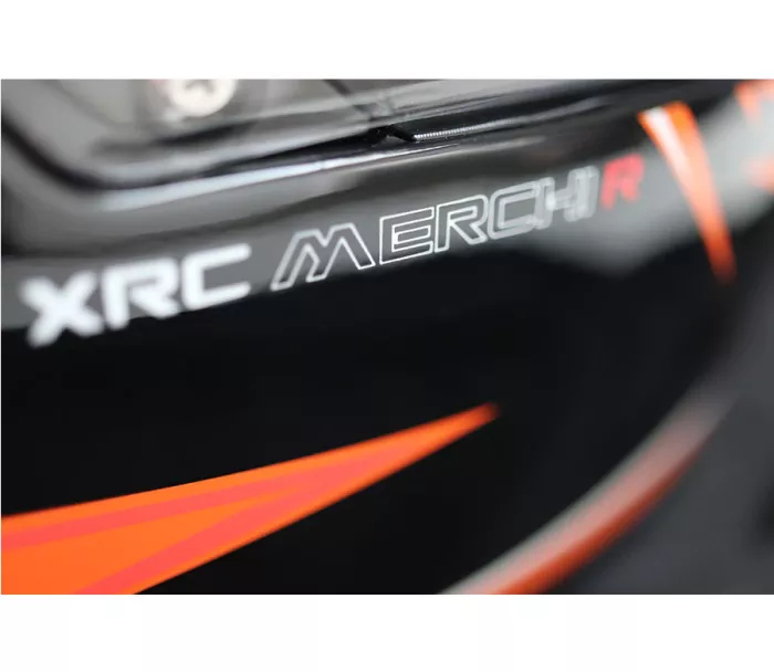 Kask motocyklowy XRC Merchi R czarny / pomarańczowy / szary rozmiar XL