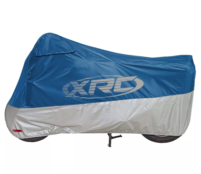 Plandeka do motocykli XRC Indoor niebieski/srebrny rozmiar XL