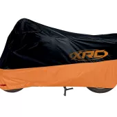 Plandeka do motocykla XRC Indoor czarno/pomarańczowa rozmiar L