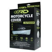 XRC Outdoor czarno-srebrna plandeka motocyklowa rozmiar XXL