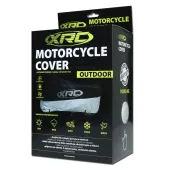 Plandeka do motocykla XRC Outdoor czarno/srebrna rozmiar L