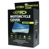 Plandeka motocyklowa XRC Indoor niebiesko-srebrna rozmiar XXL