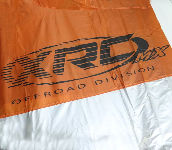 Plandeka do motocykla XRC Offroad / MX pomarańczowy / srebrny rozmiar XL