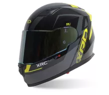 Kask motocyklowy XRC Pure GP 6 czarny/żółty fluo rozmiar 2XL
