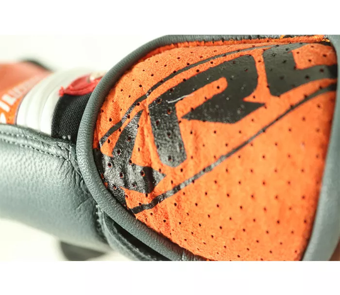 Rękawice motocyklowe XRC RUN 1/2 ORANGE / BLK / WHT rozmiar M