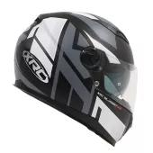Kask motocyklowy XRC Silverstone matowy czarny/szary/biały