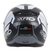 Kask motocyklowy XRC Silverstone matowy czarny/szary/biały