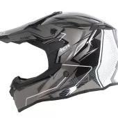 Kask motocrossowy XRC MX Tichi czarno-szary