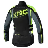 Damska kurtka motocyklowa XRC Winkle WTP blk / szara / fluo