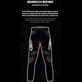 Jeansy motocyklowe XRC EVO Striped jeans męskie czarne