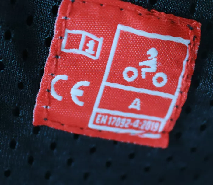 Kurtka motocyklowa XRC Moos WTP męska kurtka czarno/czerwona