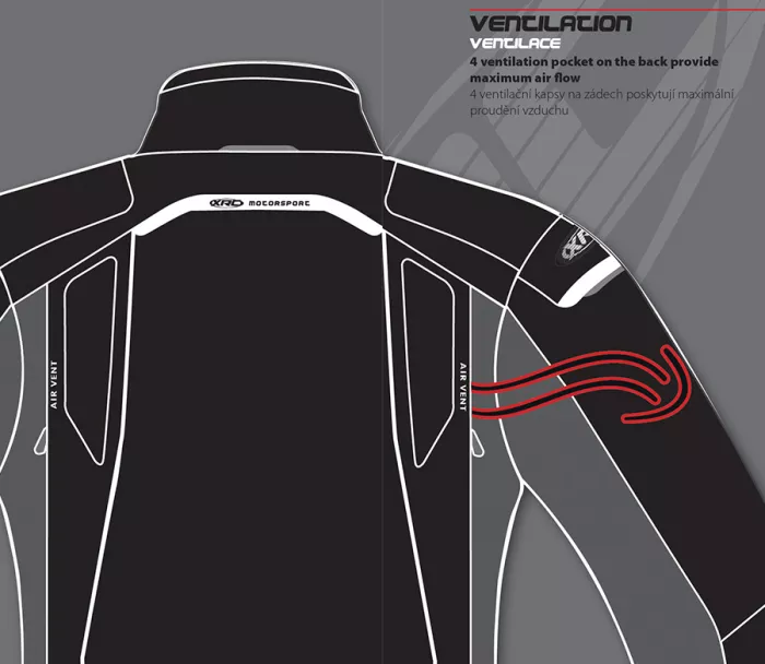 Damska kurtka motocyklowa XRC Totter WTP blk / szara / fluo