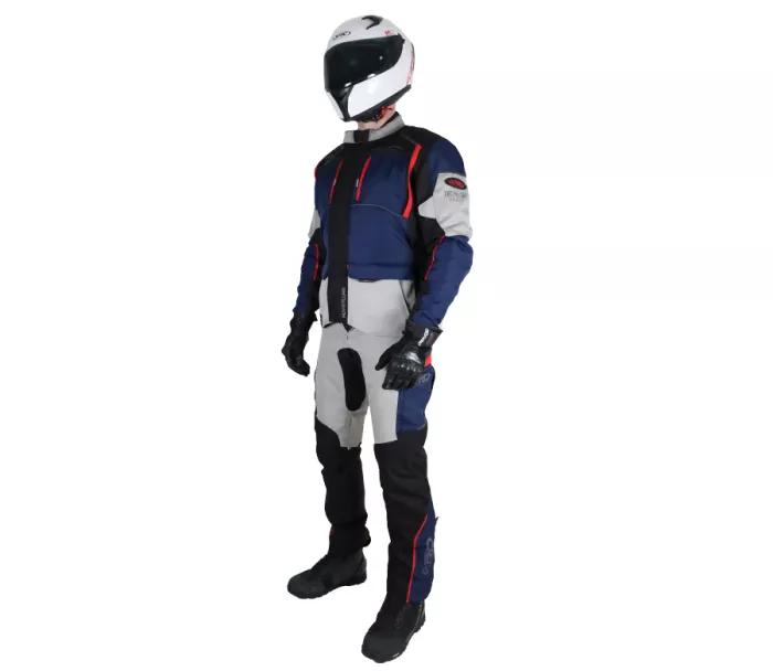 Spodnie motocyklowe XRC Winkle 2.0 WTP men adventure grey/black/blue