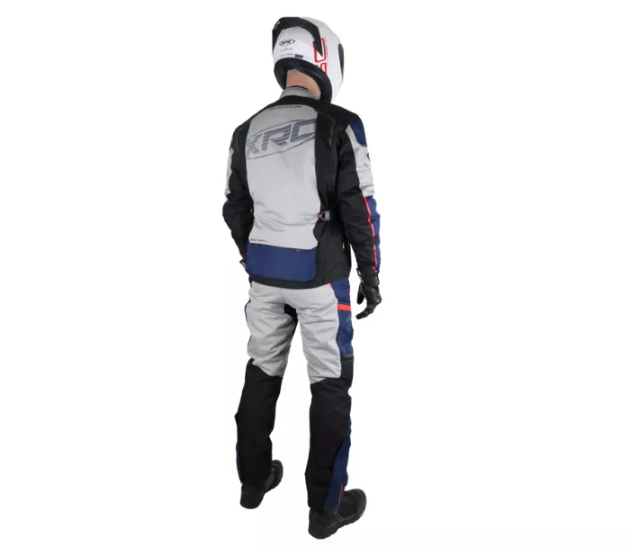 Spodnie motocyklowe XRC Winkle 2.0 WTP men adventure grey/black/blue