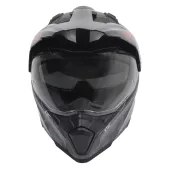 Kask motocyklowy XRC Dual Alpiner 3.0 ciemnoszary/czarny/pomarańczowy