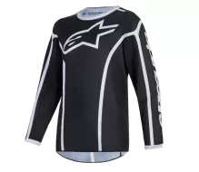 Koszulka motocrossowa dla dzieci Alpinestars Fluid Apex black/grey