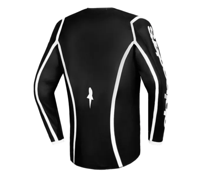 Koszulka motocrossowa dla dzieci Alpinestars Fluid Apex black/grey