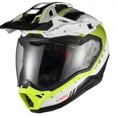 Kask motocyklowy NEXX X.RALLY Yuma white/neon