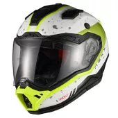 Kask motocyklowy NEXX X.RALLY Yuma white/neon