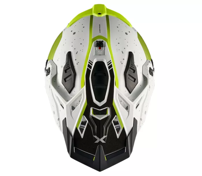 Kask motocyklowy NEXX X.RALLY Yuma white/neon