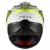 Kask motocyklowy NEXX X.RALLY Yuma white/neon