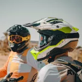 Kask motocyklowy NEXX X.RALLY Yuma white/neon