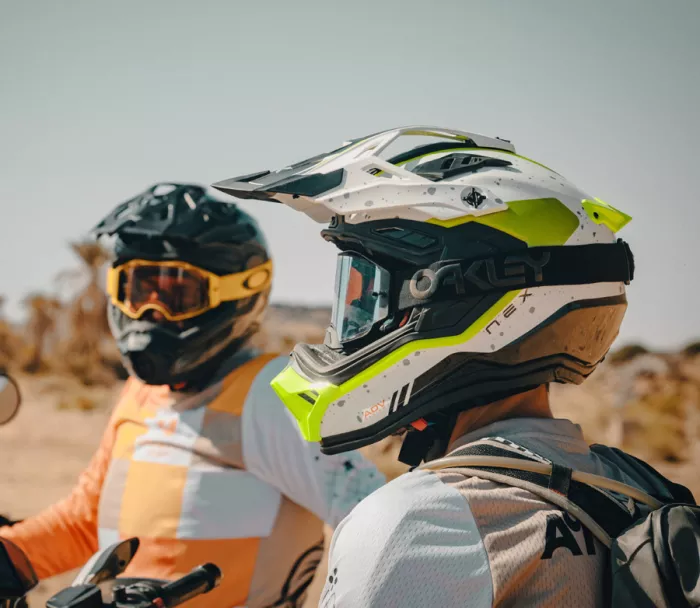 Kask motocyklowy NEXX X.RALLY Yuma white/neon